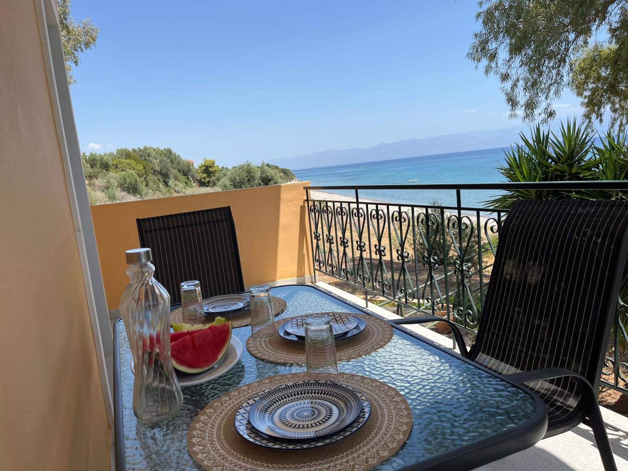 9 Muses Villas Chrani Exteriör bild